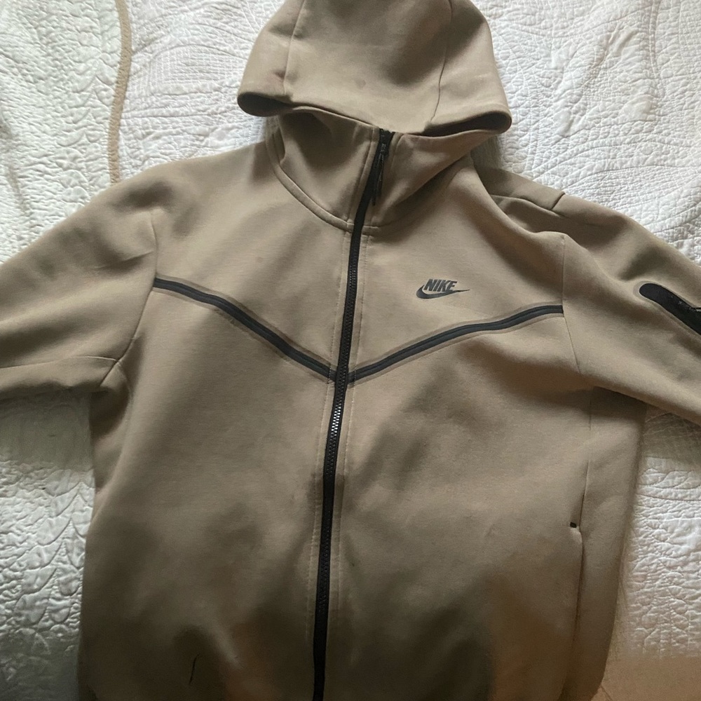Tan Nike Tech Fleece Jacket